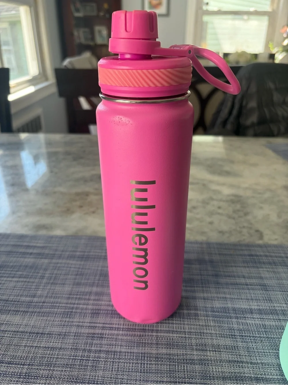 lululemon athletica Pink Insulated Stainless Water Bottle